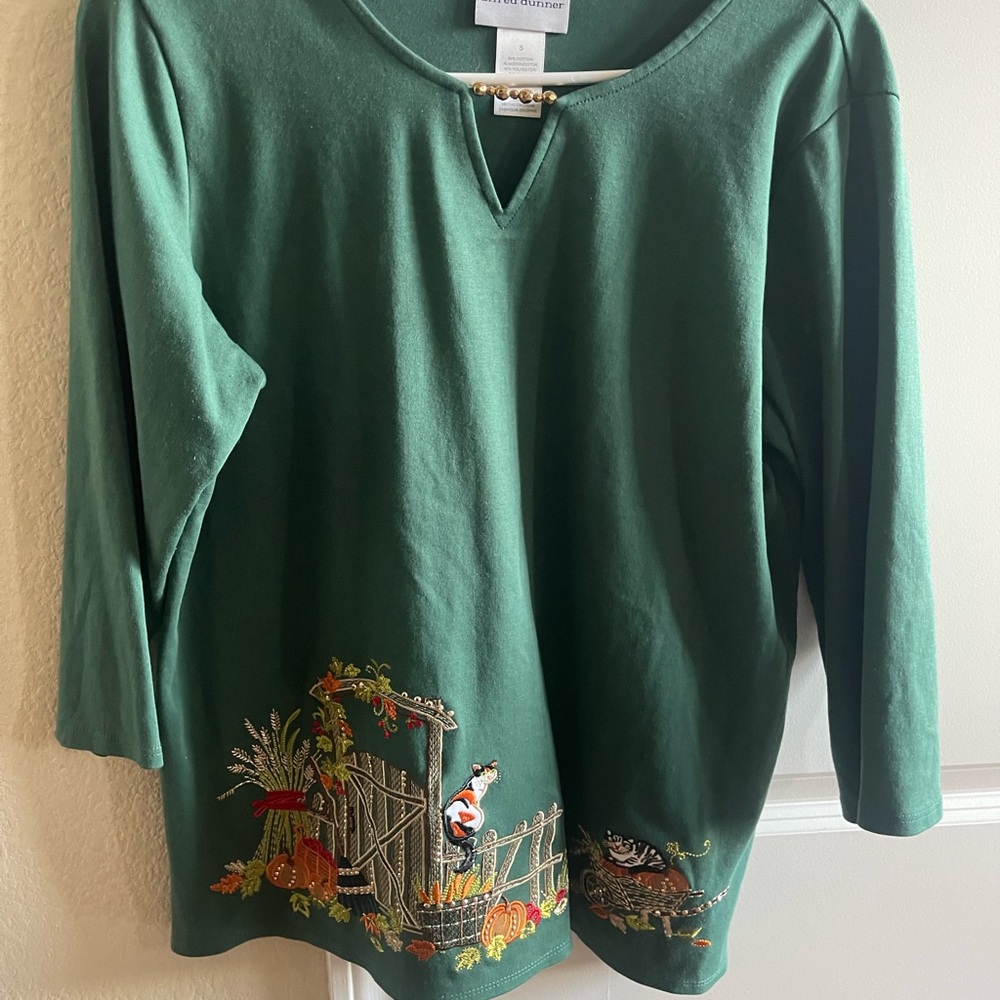 Alfred dunner with Embroidered Design